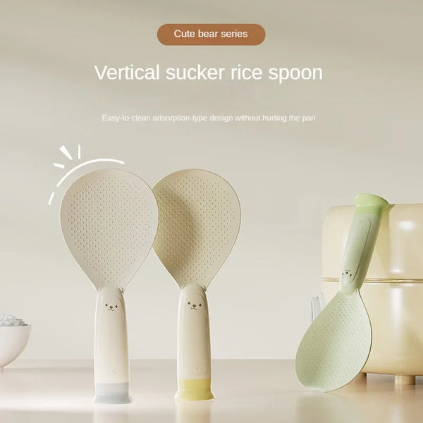 Strong Base Suction Rice Spoon