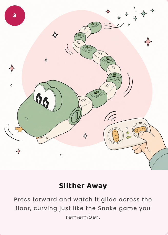 2.4Ghz Fun Interactive Greedy Snake Game